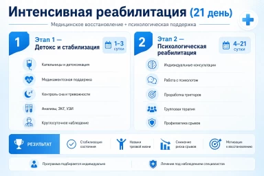 Реабилитация за 21 день в Иглино